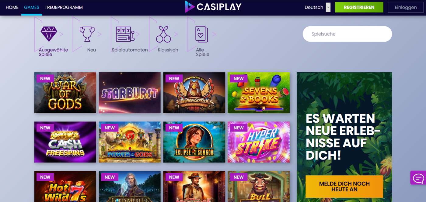 casiplay Casino spiele